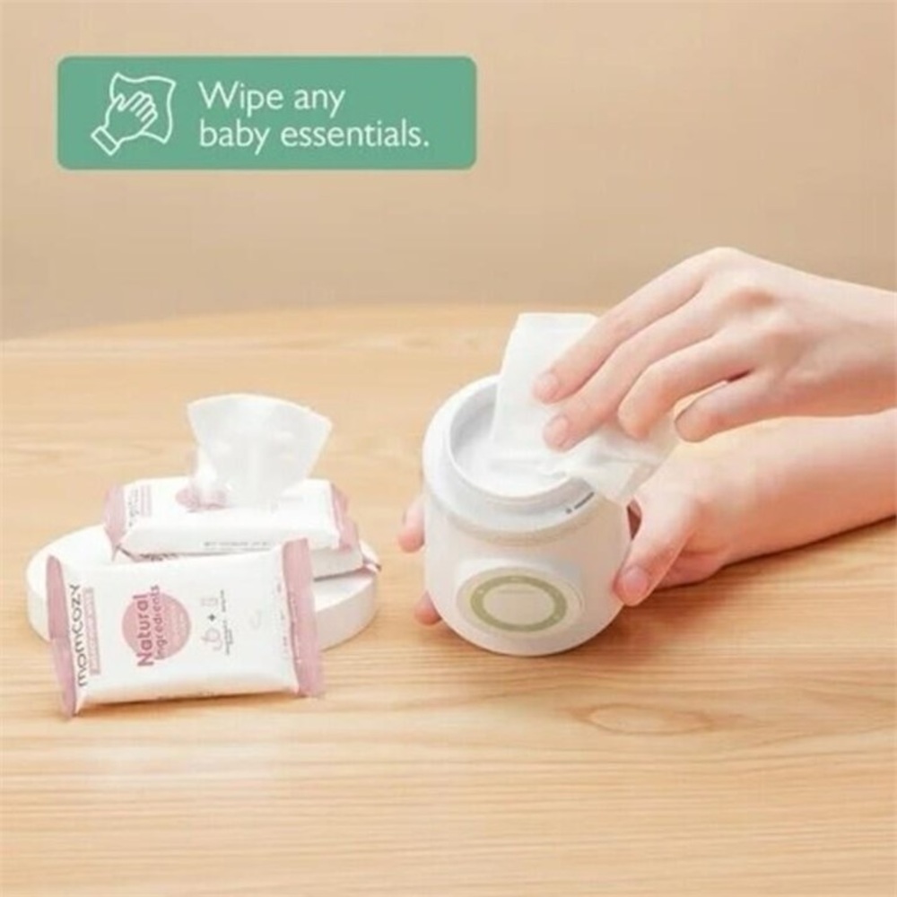 NWT Momcozy Portable Bottle Warmer, Green & White, MW03 - Picture 2 of 9